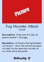 Encounter card before redesign